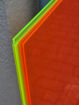 Bild von Acrylglas - Plexiglas, FLUORESZIERENDES, doppelseitig